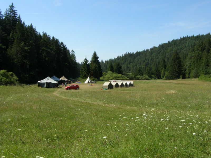 Skautský tábor Rakša 2009