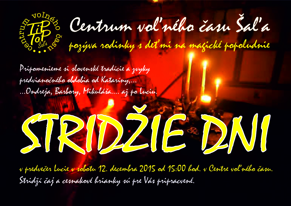 Stridžie dni 12.12.2015