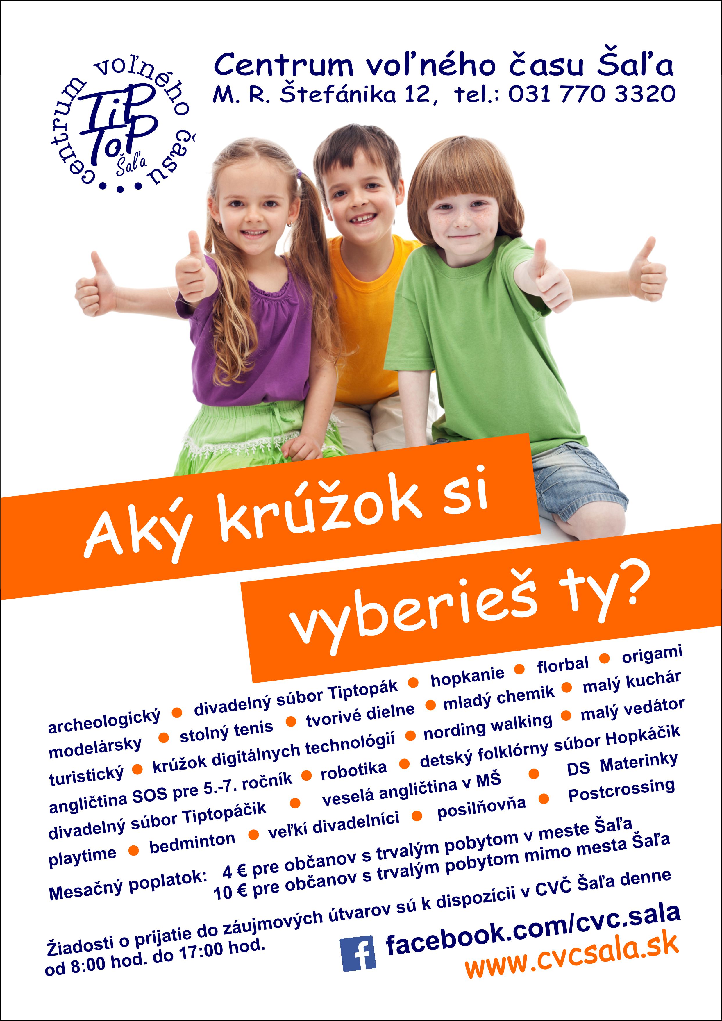 Aky kruzok si vyberie ty 2021 CVC kruzky 2021